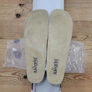 Alegria Insole Replacement Footbed ALG-999W Wide Insert EU 42 W Tan Suede Cork